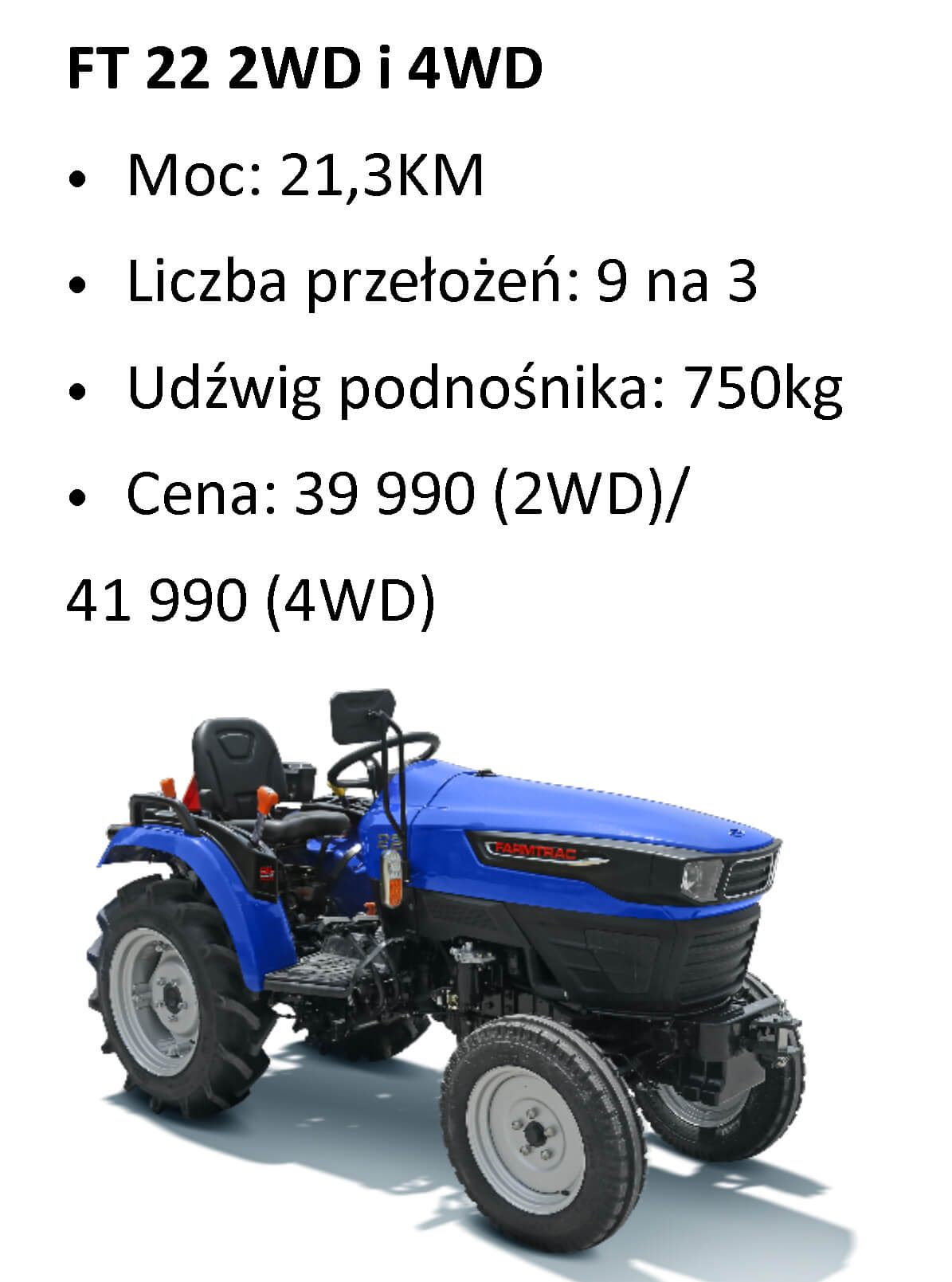Farmtrac 26 H 4WD