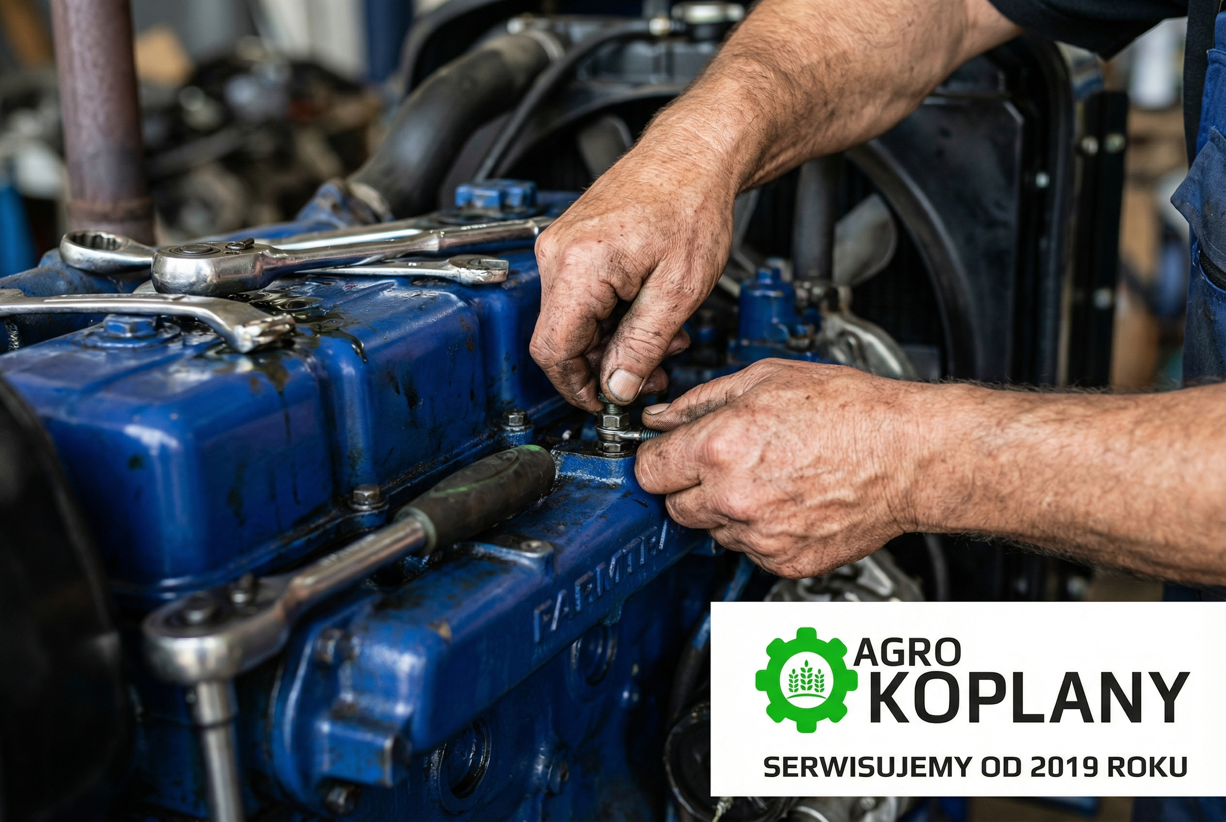 Mechanik Agro Koplany wykonuje profesjonalny serwis silnika ciągnika rolniczego w Białymstoku.